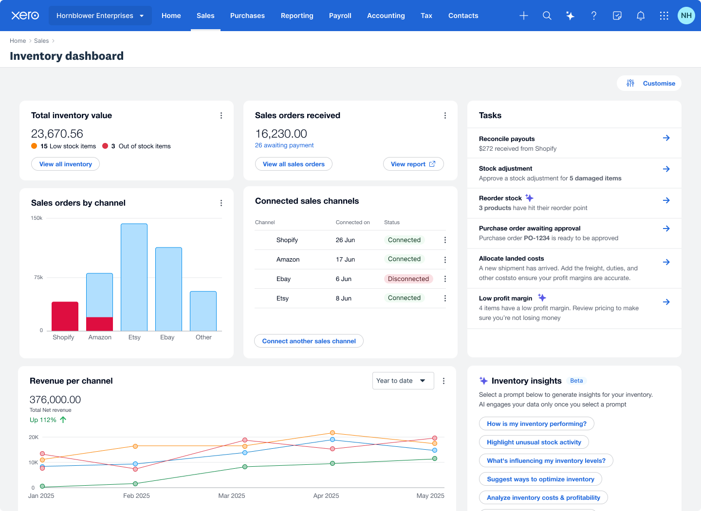 Actionable insights surfaced in-context.